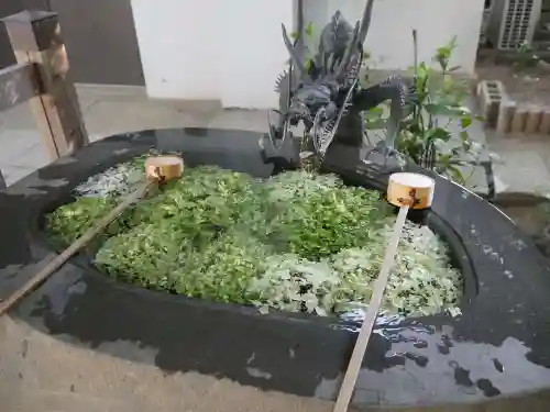 駒込妙義神社の手水舎