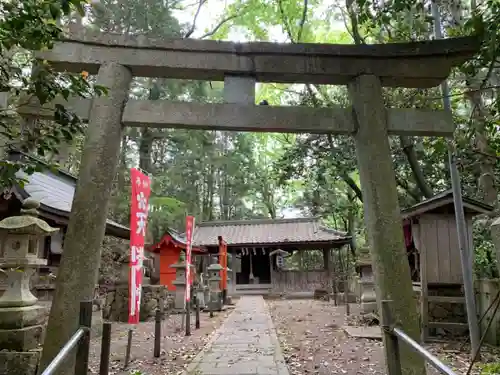 鍬渓神社の鳥居