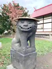 江部乙神社の狛犬