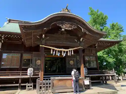 葛飾八幡宮の本殿・本堂