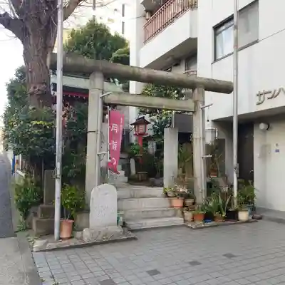亀塚稲荷神社の鳥居