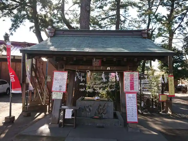 平塚三嶋神社の手水舎