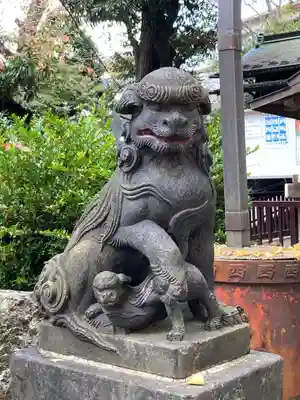 七社神社の狛犬
