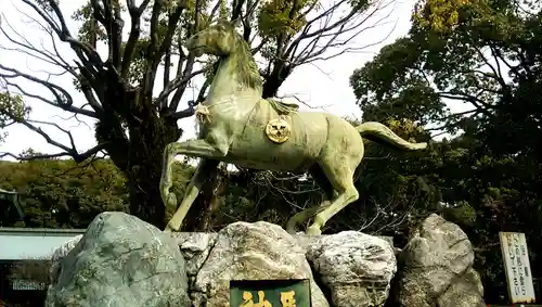 真清田神社の狛犬