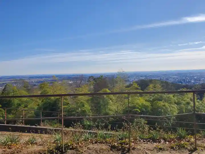 新田神社の景色