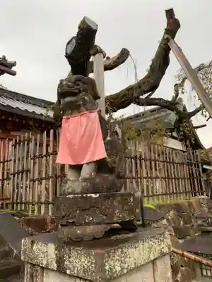 氷室神社の狛犬