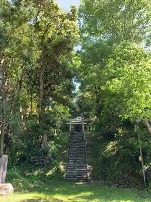三上大明神の鳥居