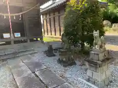 網戸神社の狛犬