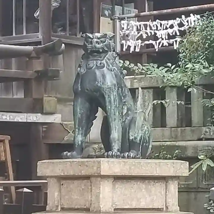 五條天神社の狛犬