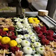  岳温泉神社 の手水