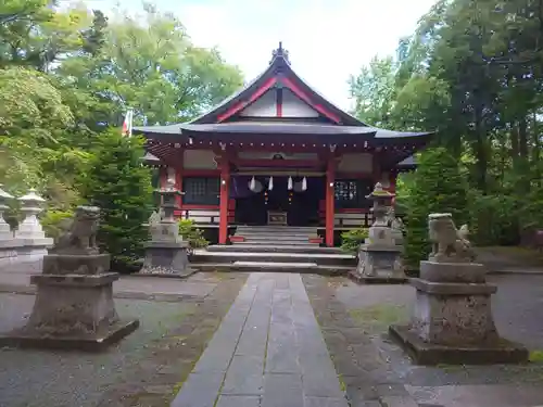 山中浅間神社の本殿