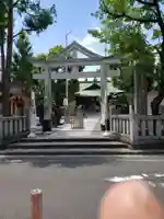 お三の宮日枝神社の鳥居