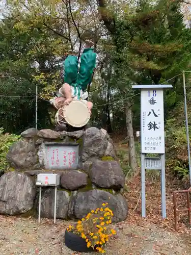 鉾神社の像