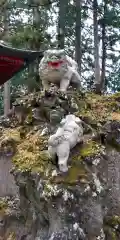 富士山東口本宮 冨士浅間神社の狛犬