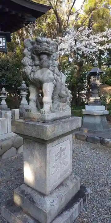 青塚社(北方町)の狛犬