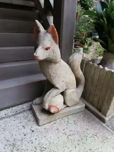 三田春日神社の狛犬