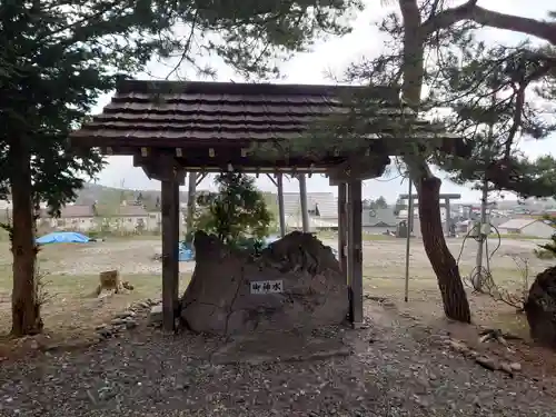 早来神社の手水