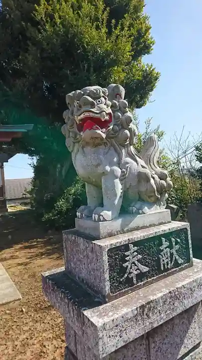 東雷神社の狛犬