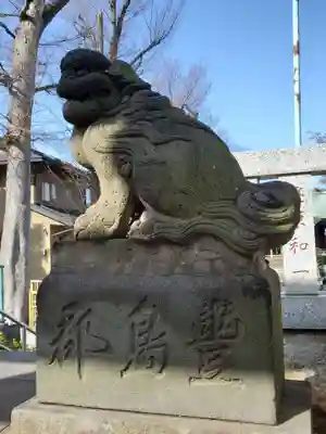 西台天祖神社の狛犬