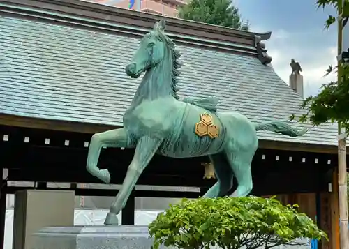 櫛田神社の狛犬