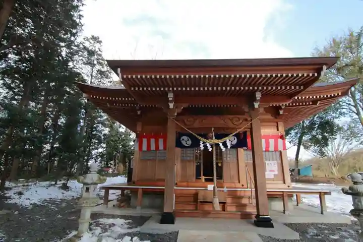阿久津「田村神社」(郡山市阿久津町)旧社名:伊豆箱根三嶋三社の本殿・本堂