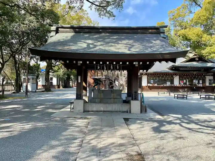 兵庫縣姫路護國神社の手水舎
