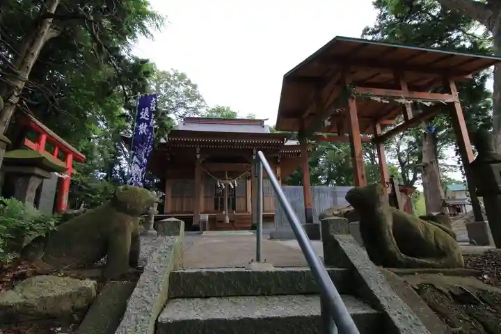 阿久津「田村神社」(郡山市阿久津町)旧社名:伊豆箱根三嶋三社の本殿・本堂