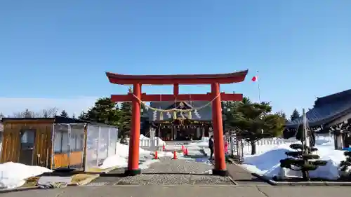 美瑛神社の鳥居