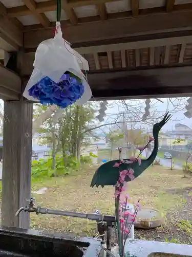 釧路一之宮 厳島神社の手水舎