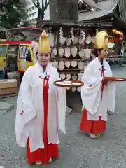 子安神社のお祭り