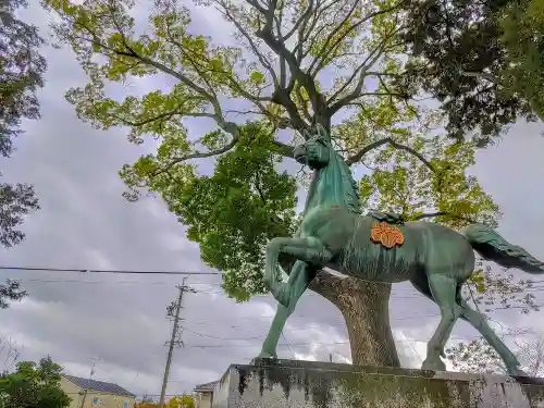 熊野社（江森町）の狛犬