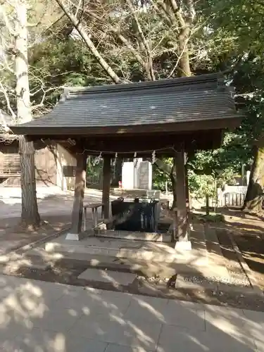 石神井氷川神社の手水舎