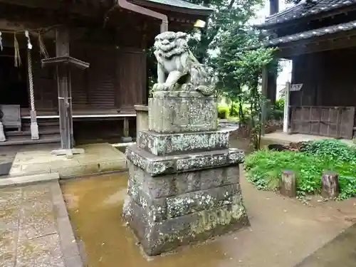 八幡社の狛犬