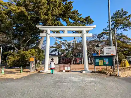 白王稲荷神社の鳥居