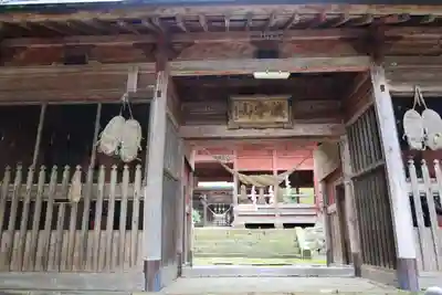 田村神社の山門・神門