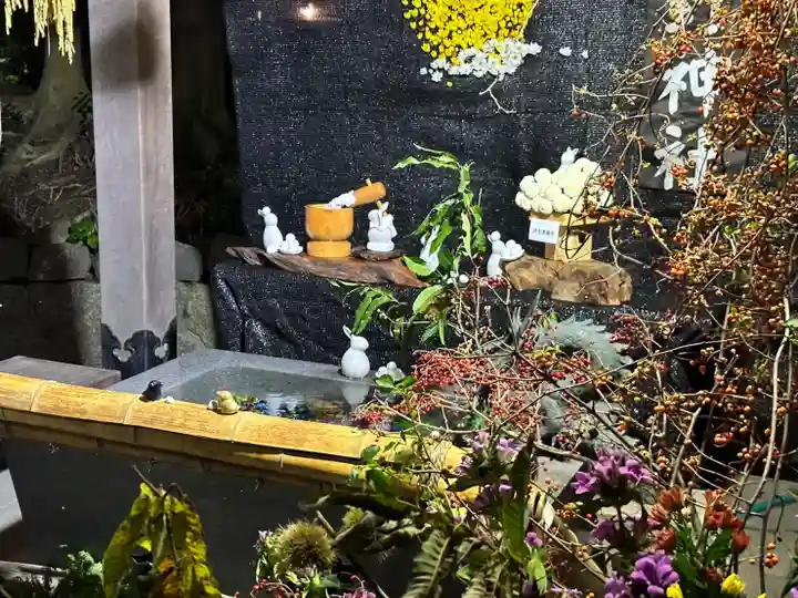 東海市熊野神社の手水舎