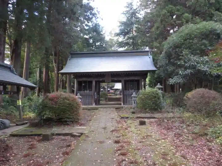 都々古別神社(馬場)の山門・神門