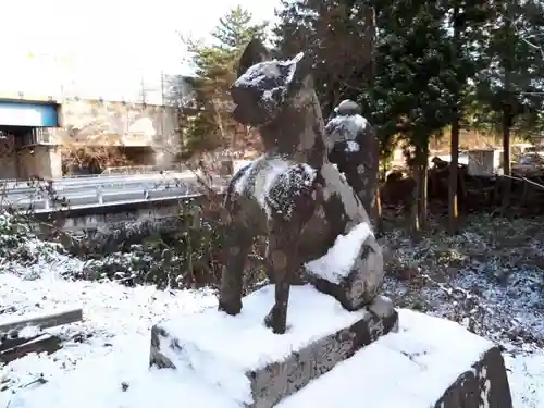 戸隠神社の狛犬