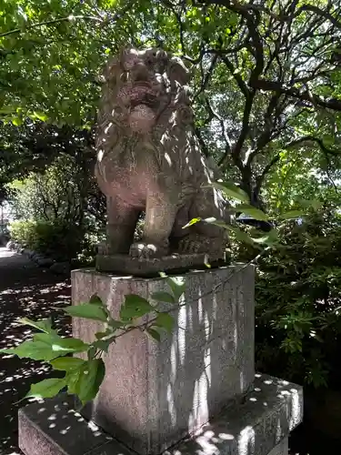 新井天神北野神社の狛犬