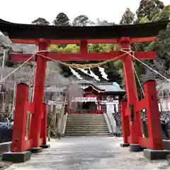 小川諏訪神社の鳥居