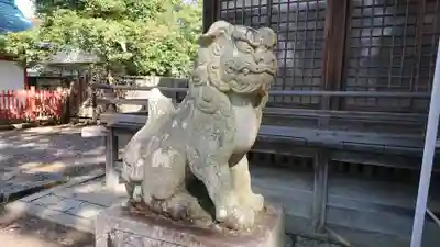 手筒花火発祥の地 吉田神社の狛犬