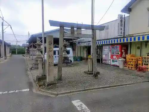 沓石神社の鳥居