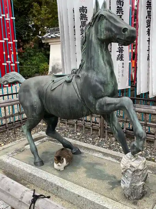 龍泉寺の狛犬