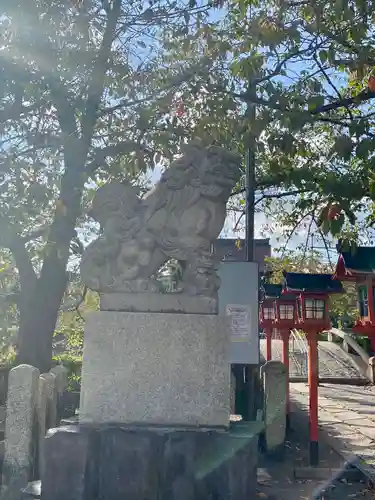 六孫王神社の狛犬