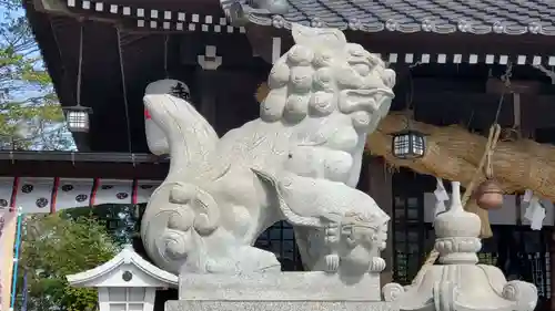 嘯吹八幡神社の狛犬