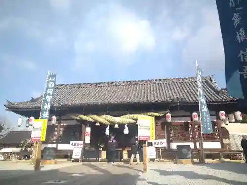 阿智神社の本殿・本堂
