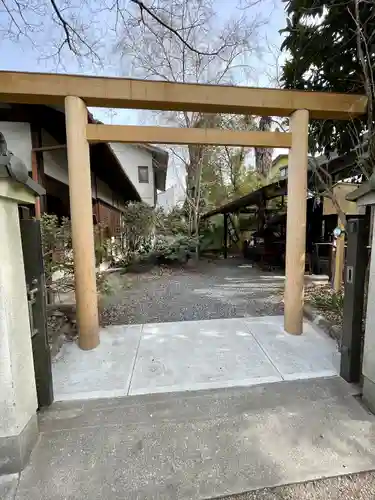 橋姫神社の鳥居