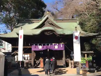 谷保天満宮の本殿・本堂