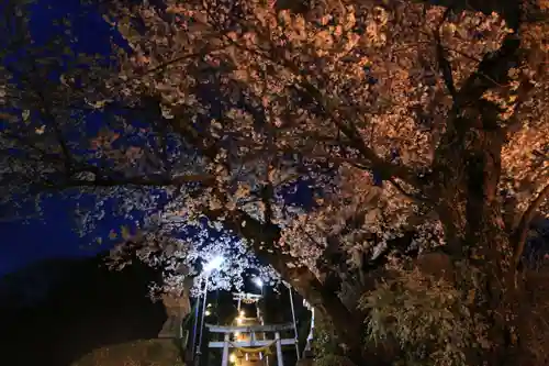 長屋神社の庭園