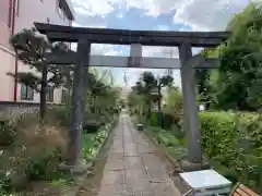 新曽氷川神社の鳥居